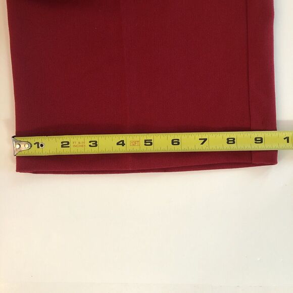 Alfred Dunner Womens Size 14 Red Pants Pockets - Picture 9 of 13